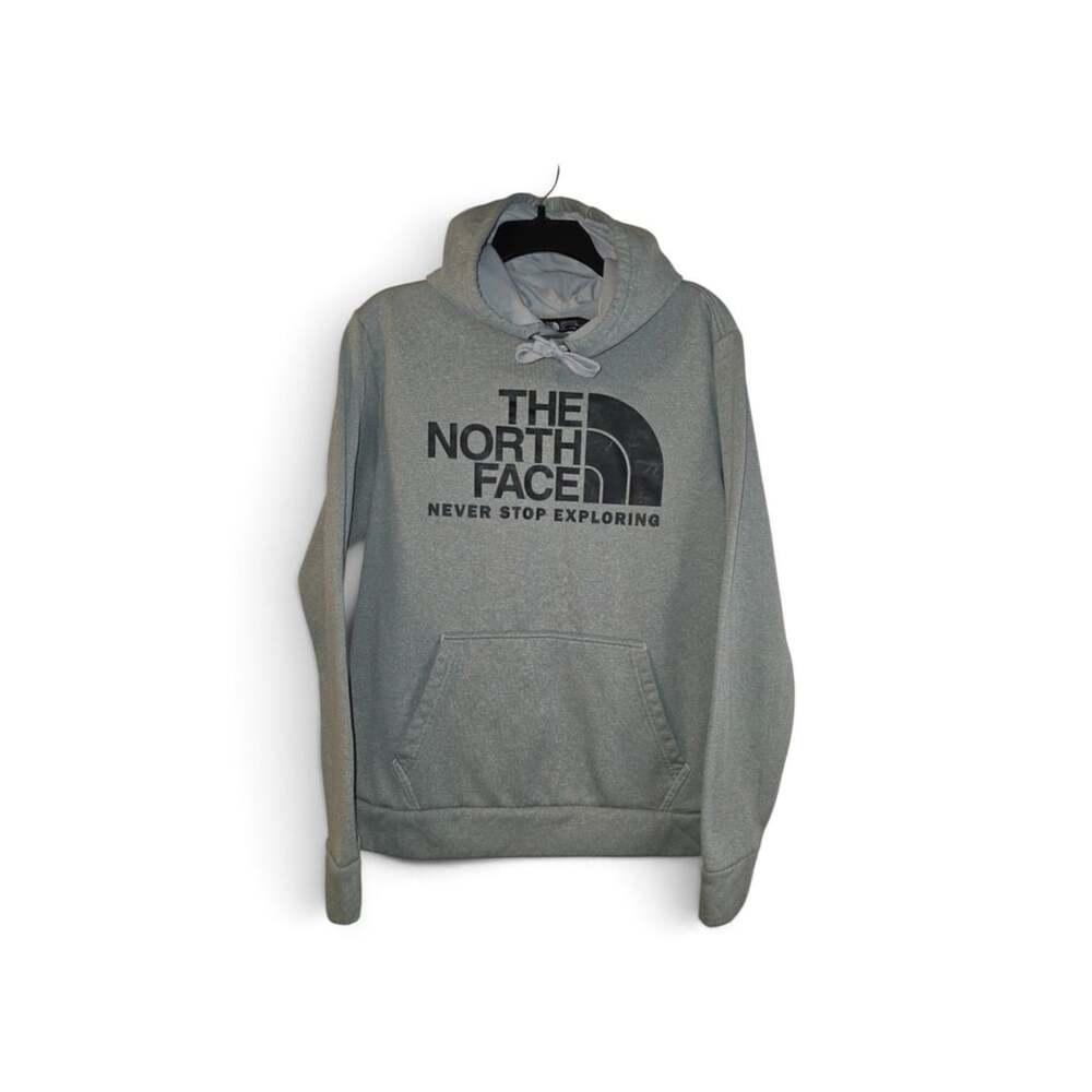 The North Face Never Stop Exploring Gray Pullover Hoodie Mens Size L